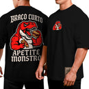 Camiseta Oversized Shap Life Braço Curto Apetite Monstro - 3830
