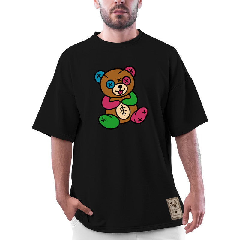Camiseta Oversized Shap Life Color Bear - 3781
