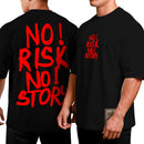 Camiseta Oversized Shap Life No Risk No Story - 3815