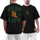 Camiseta Oversized Shap Life Old School Blue - 3779
