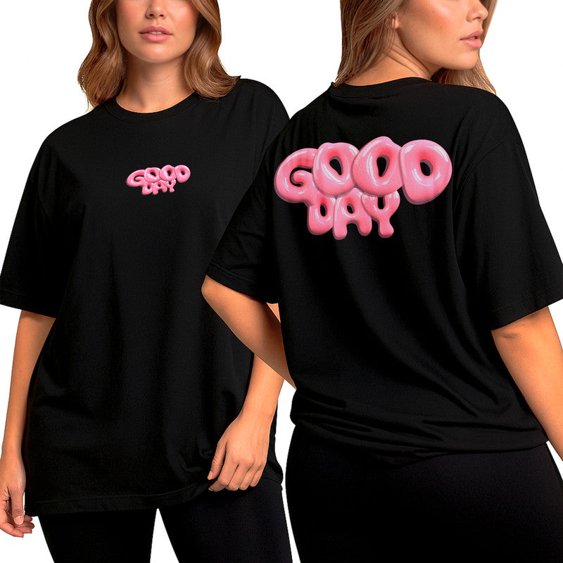 Camiseta Oversized Shap Life Good Day - 3819