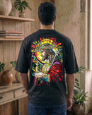 Camiseta Oversized Coleção Wide Reflexo de Fé - 3684