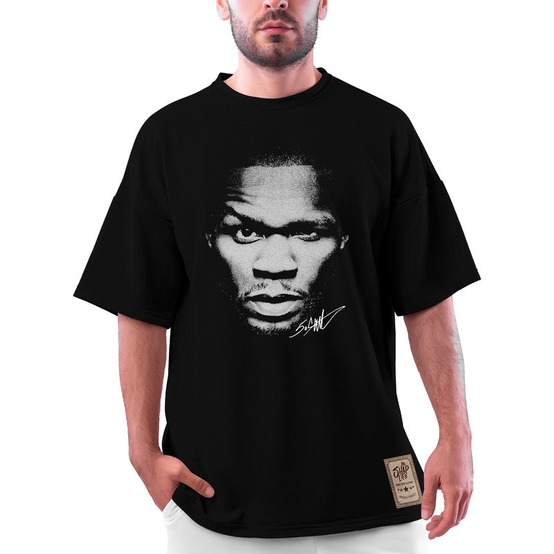 Camiseta Oversized Shap Life 50 Cent - 3805