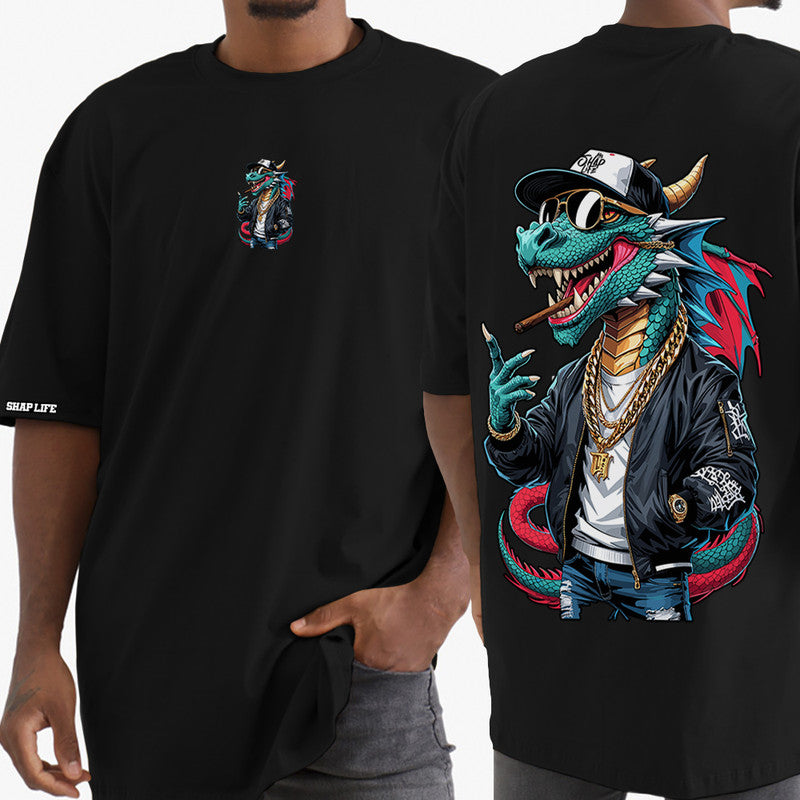 Camiseta Shap Life Oversized Dragon Smoker - 3727