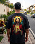 Camiseta Oversized Shap Life Christian Coração de Deus - 3728