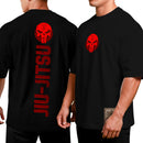 Camiseta Oversized Shap Life Red Skull BJJ - 3838