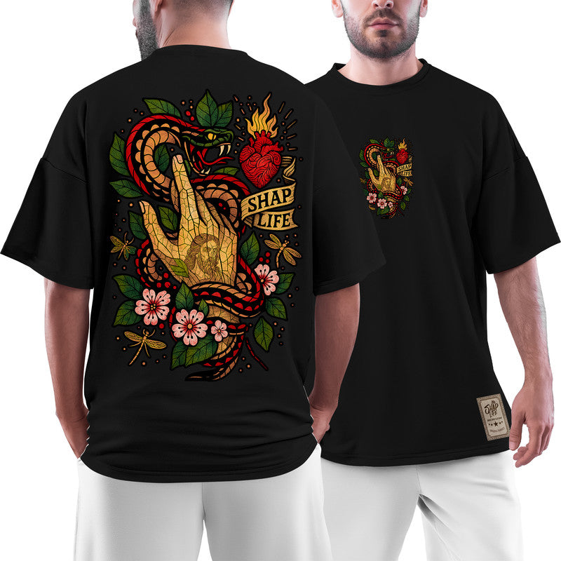 Camiseta Shap Life Oversized O Fruto Proibido - 3736