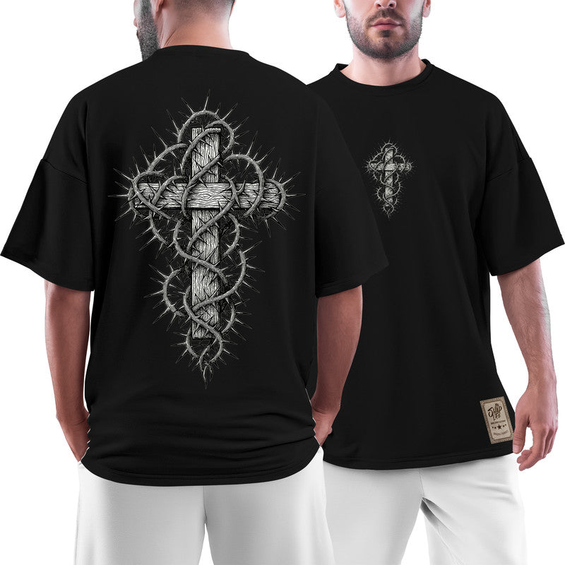 Camiseta Shap Life Oversized Cruz Espinhos - 3737