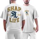 Camiseta Oversized Shap Life Old School Blue - 3778