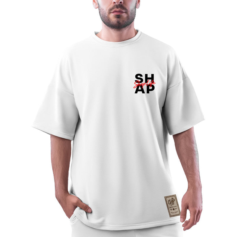 Camiseta Oversized Shap Life Peito Red - 3782