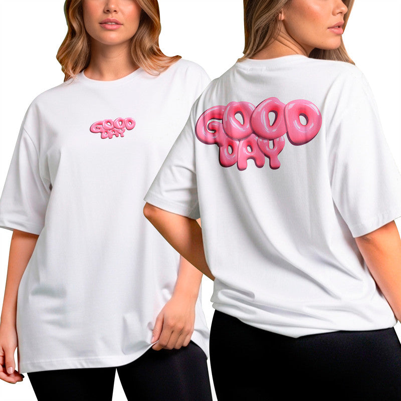 Camiseta Oversized Shap Life Good Day - 3819