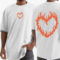 Camiseta Shap Life Oversized Fire Heart - 3413