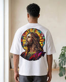 Camiseta Oversized Coleção Wide O Rosto da Misericórdia - 3685