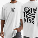Camiseta Shap Life Oversized Jesus Is King - 3615
