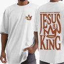 Camiseta Oversized Shap Life Jesus Is King - 3762
