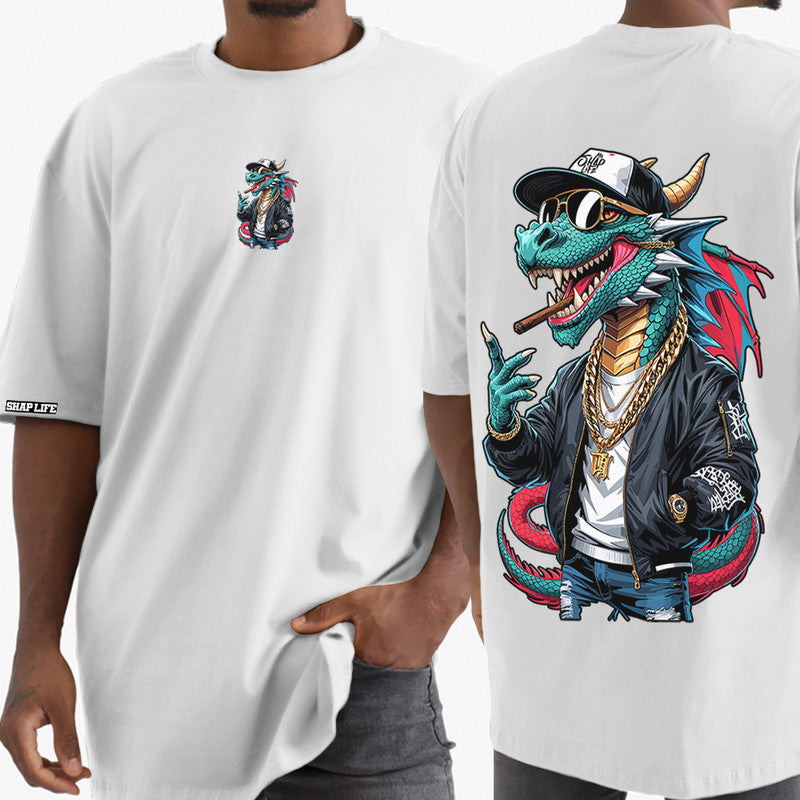 Camiseta Shap Life Oversized Dragon Smoker - 3727