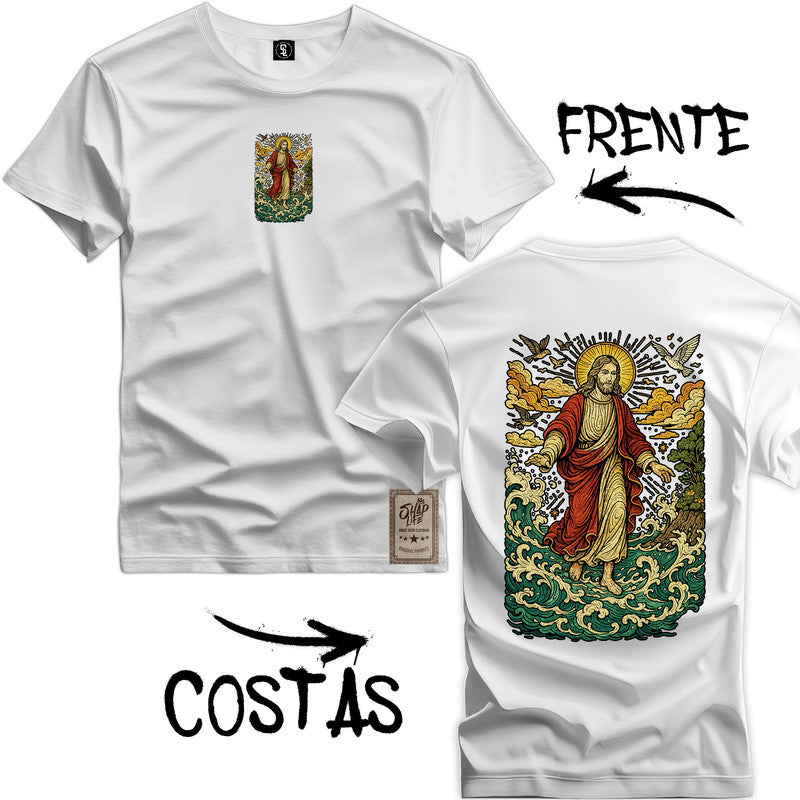 Camiseta Shap Life Jesus Andando Sobre as Águas - 3755