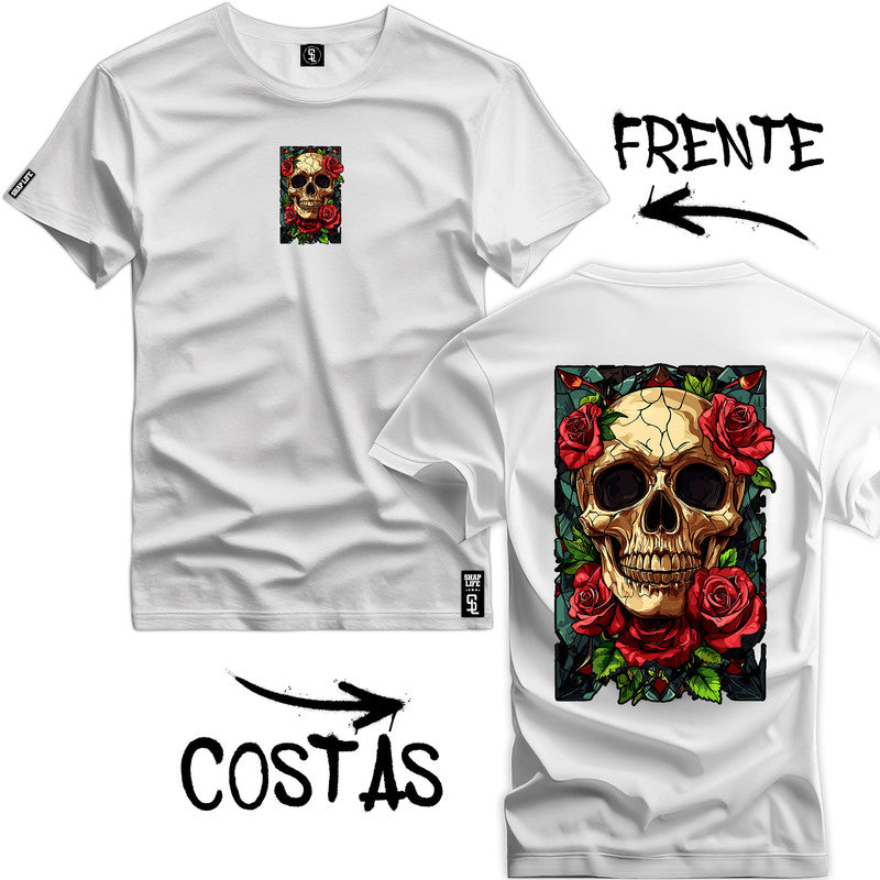 Camiseta Shap Life Skull Roses - 3690