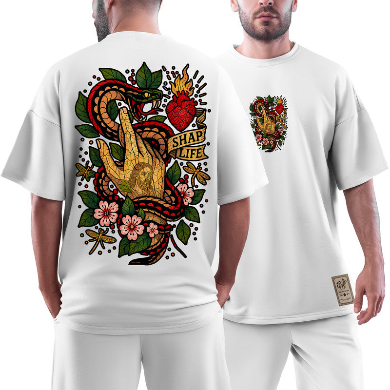 Camiseta Shap Life Oversized O Fruto Proibido - 3736