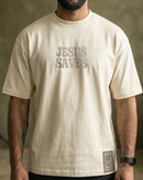 Camiseta Oversized Shap Life Jesus Saves - 3976