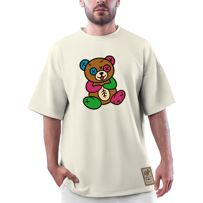Camiseta Oversized Shap Life Color Bear - 3781