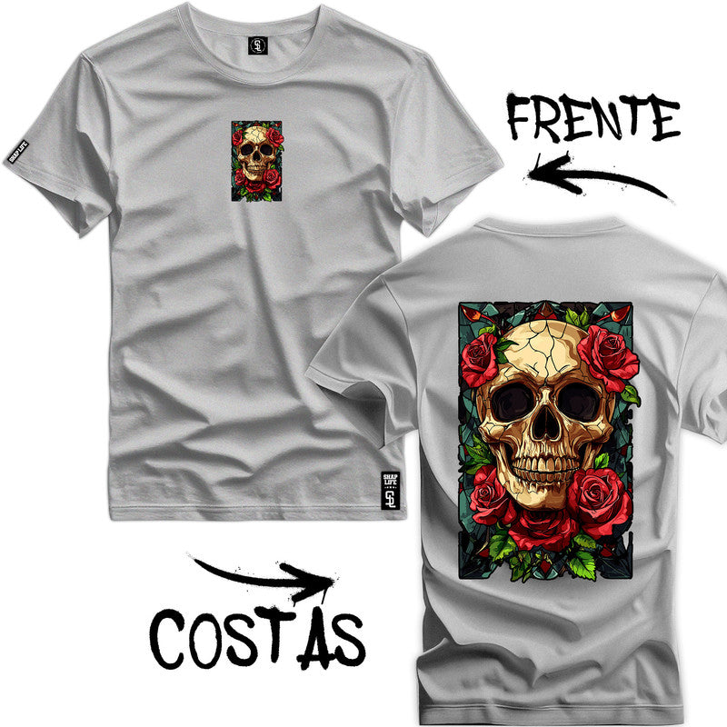 Camiseta Shap Life Skull Roses - 3690