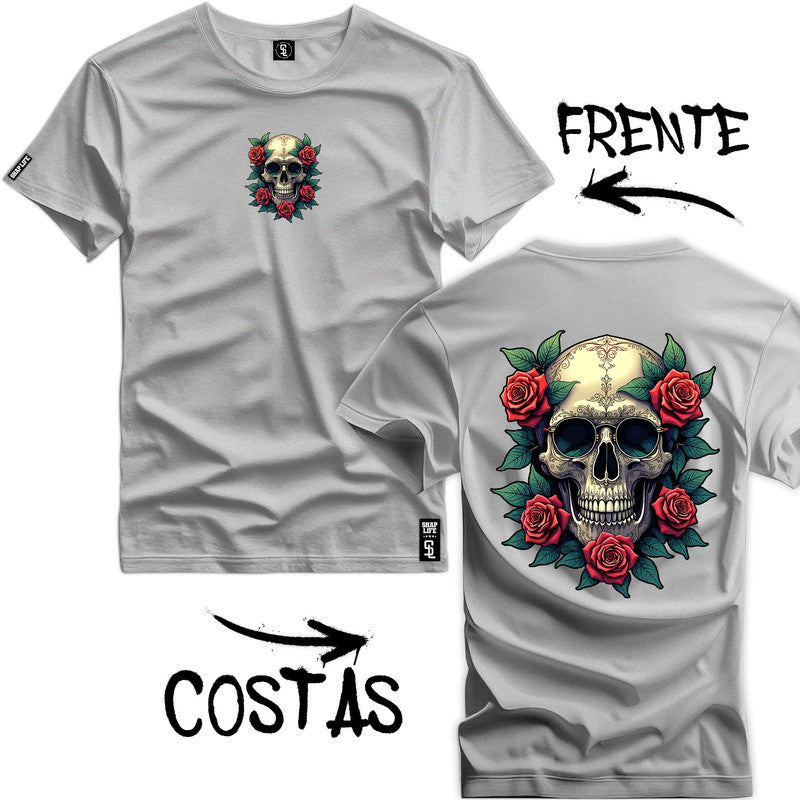 Camiseta Shap Life Skull Roses - 3696
