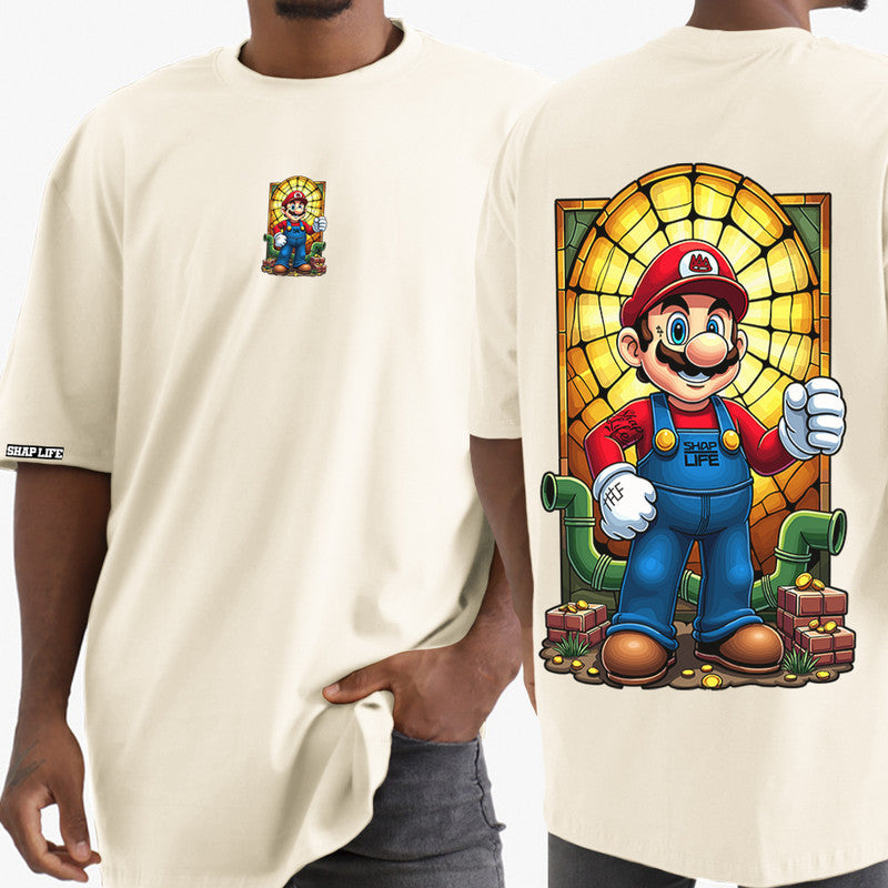Camiseta Shap Life Oversized Super Mario - 3730