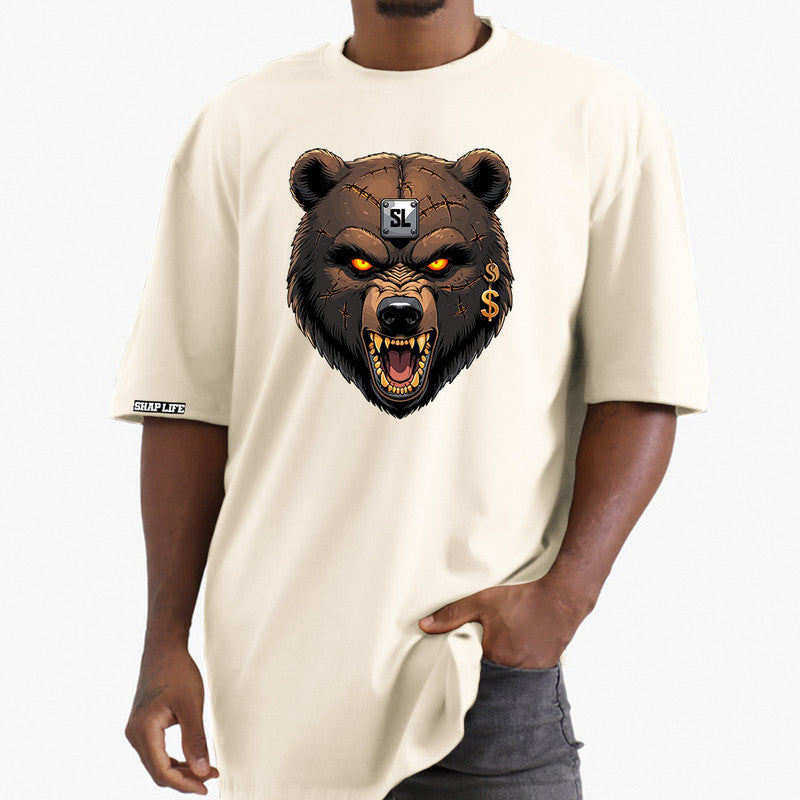 Camiseta Shap Life Oversized Bear Angry - 3698