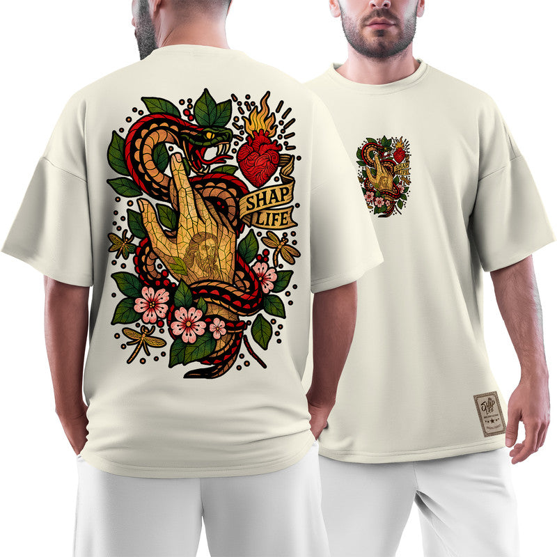 Camiseta Shap Life Oversized O Fruto Proibido - 3736