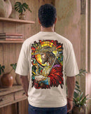 Camiseta Oversized Coleção Wide Reflexo de Fé - 3684