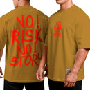 Camiseta Oversized Shap Life No Risk No Story - 3815