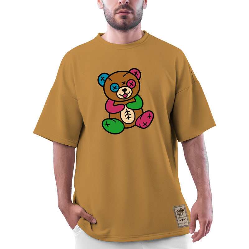 Camiseta Oversized Shap Life Color Bear - 3781