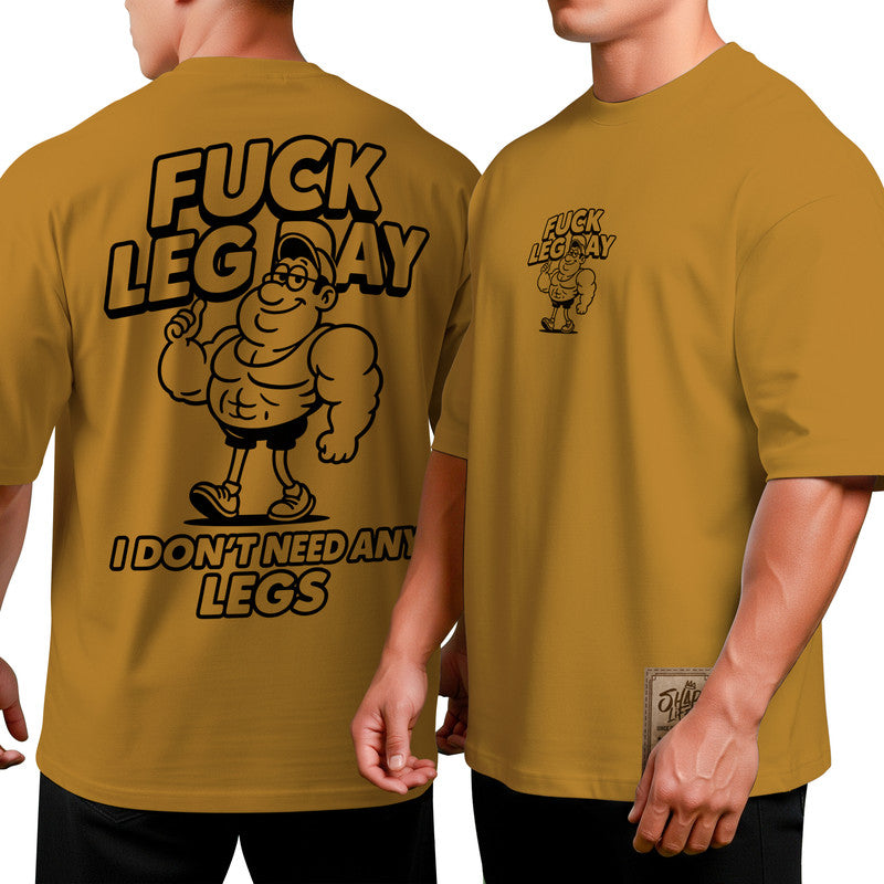 Camiseta Oversized Shap Life F*ck Leg Day 2 - 3833