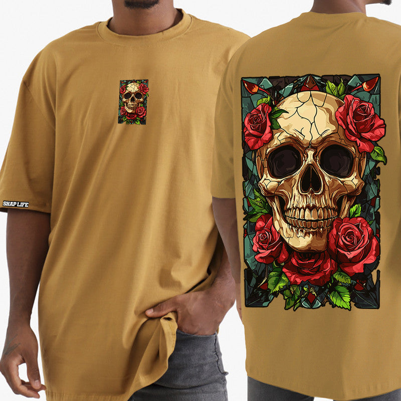 Camiseta Shap Life Oversized Skull Roses - 3690