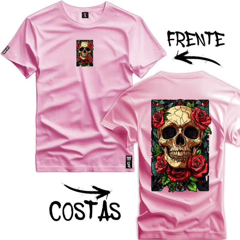 Camiseta Shap Life Skull Roses - 3690