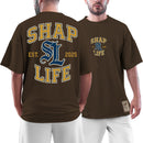 Camiseta Oversized Shap Life Old School Blue - 3778