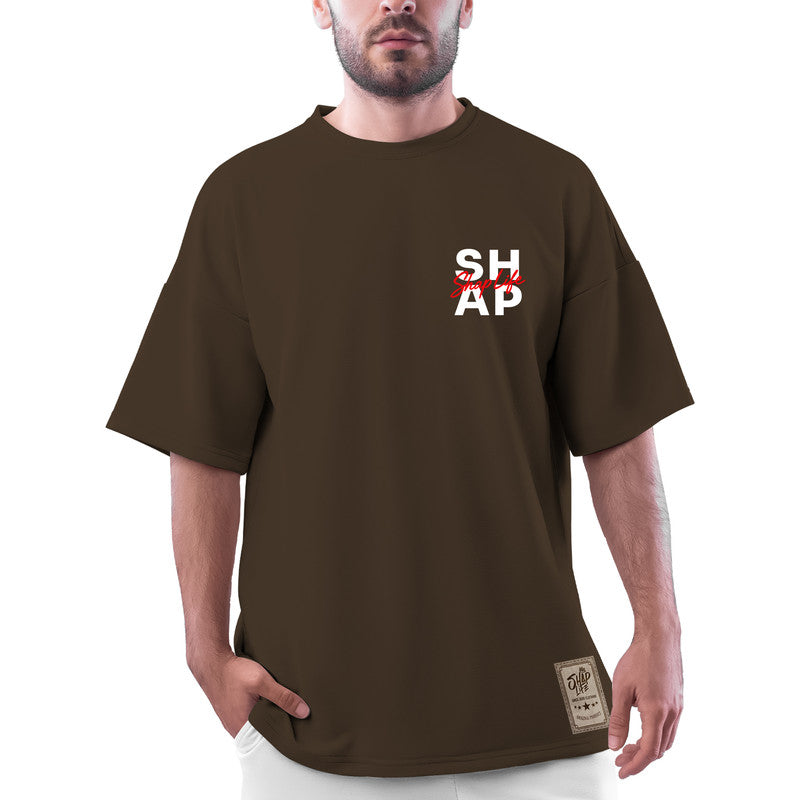 Camiseta Oversized Shap Life Peito Red - 3782