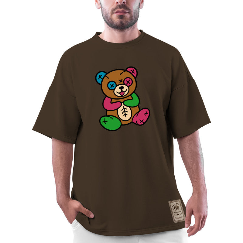 Camiseta Oversized Shap Life Color Bear - 3781