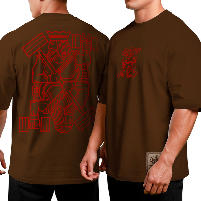 Camiseta Oversized Shap Life King Gym - 3808