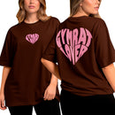 Camiseta Oversized Shap Life Gym Rat Lover - 3820