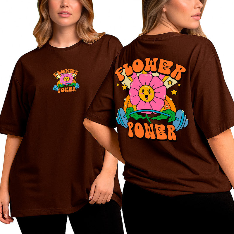 Camiseta Oversized Shap Life Flower Power - 3825