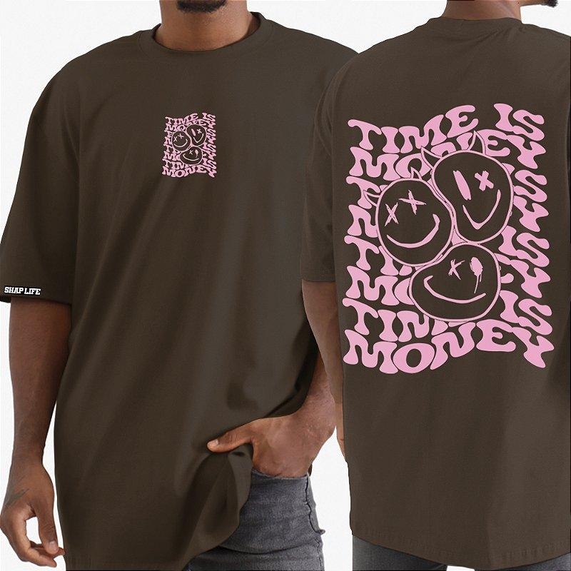 Camiseta Shap Life Oversized Emoji Time - 3403