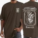 Camiseta Oversized Shap Life Jesus Hearth - 3776