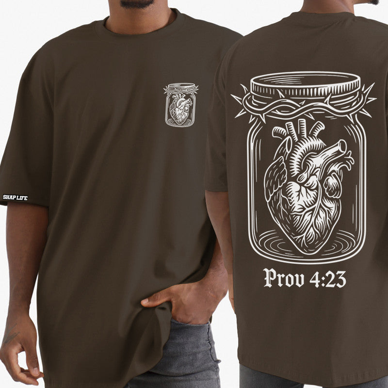 Camiseta Oversized Shap Life Jesus Hearth - 3776