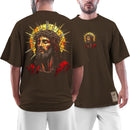 Camiseta Oversized Shap Life Christian Pai Nosso - 3725