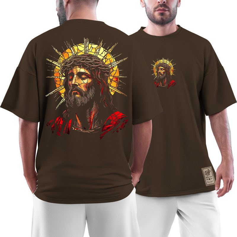 Camiseta Oversized Shap Life Christian Pai Nosso - 3725