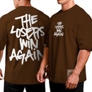 Camiseta Oversized Shap Life The Losers Win Again - 3814
