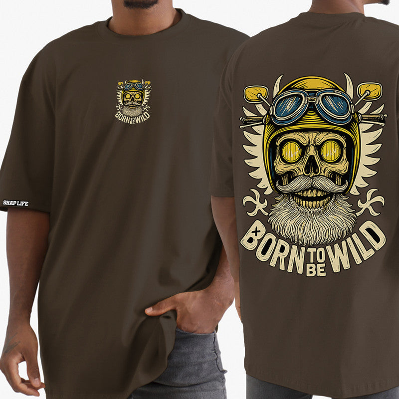 Camiseta Shap Life Oversized Born To Be Wild - 3741