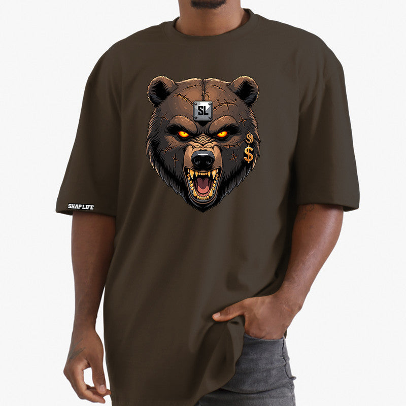 Camiseta Shap Life Oversized Bear Angry - 3698